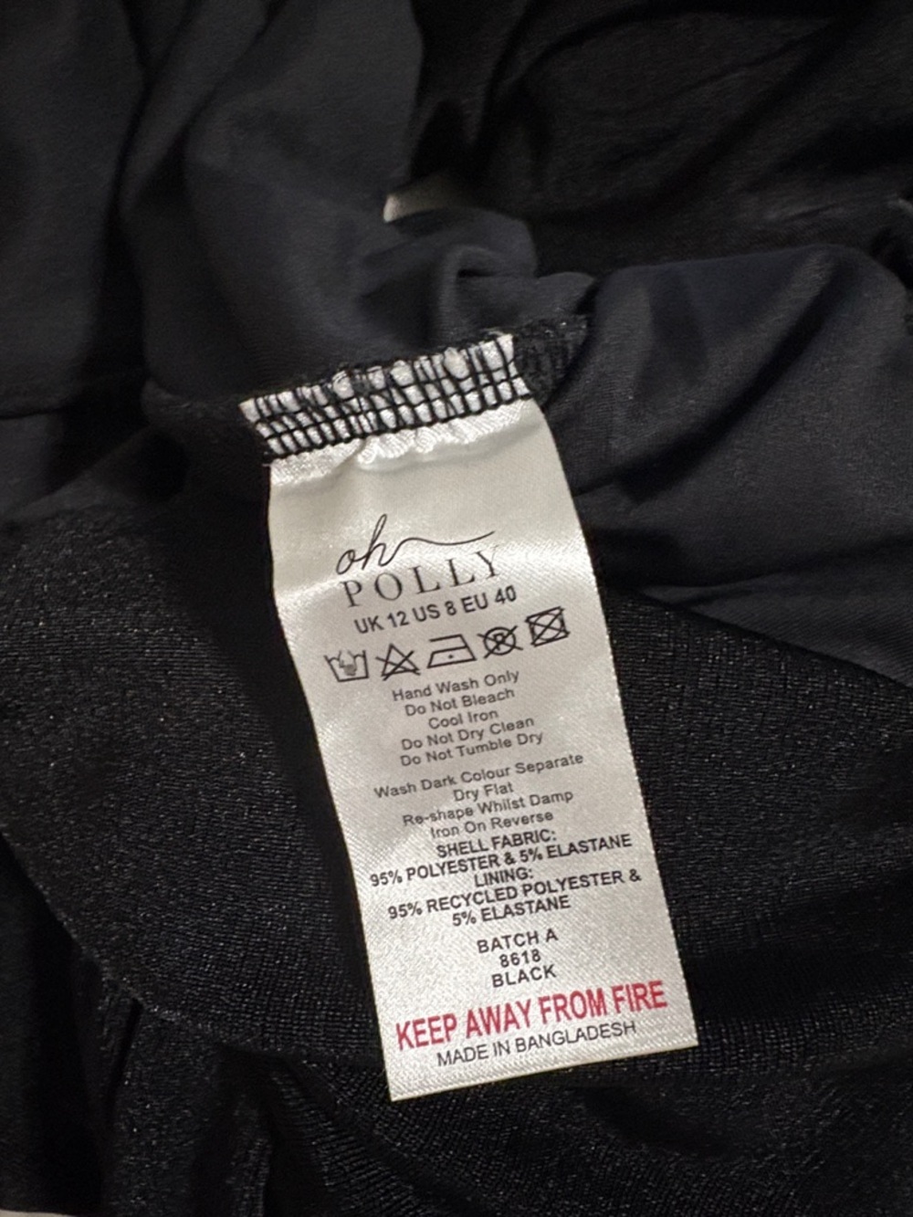 RARE Oh Polly Susanna Hardware Detail Cut-Out Midaxi Dress in Black Sz 8 NWT - Picture 13 of 13
